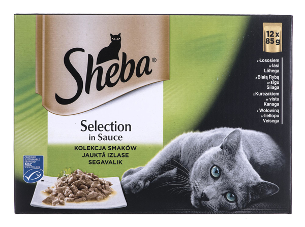 Kép Sheba Selection in Sauce Mix of Tastes 12 x 85 g