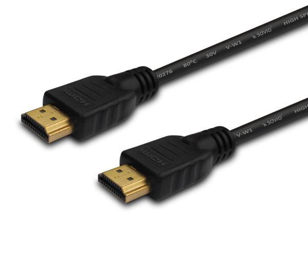 Kép Kábel SAVIO cl-01 (HDMI - HDMI 1,5m black color)