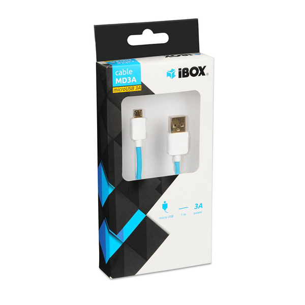 Kép IBOX MICRO USB Kábel 3A MD3A