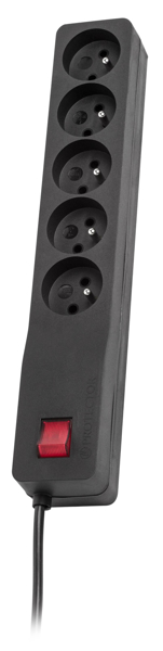 Kép Túlfeszültség védő - elosztó power Lestar ZX 510 G-A K:CZ 1,5M (5 x UTE, 10 A, 1,5m, black color)