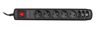 Kép Túlfeszültség védő - elosztó Activejet APN-8g/1,5m-BK (5 x UTE, 10 A, 1,5m, black color)