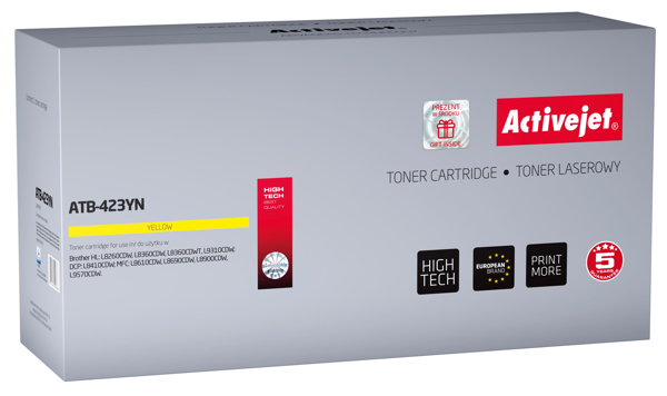 Kép Toner tintapatron Activejet ATB-423YN (replacement Brother TN-423Y Supreme 4 000 pages yellow)
