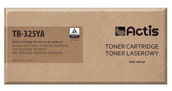 Kép Toner tintapatron ACTIS TB-325YA (replacement Brother TN-325Y Supreme 3 500 pages yellow)
