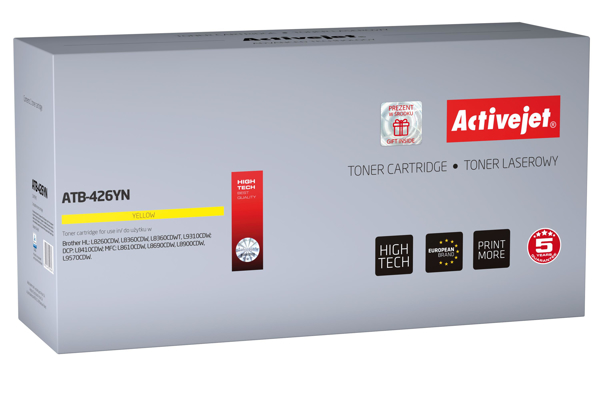 Kép Toner tintapatron Activejet ATB-426YN (replacement Brother TN-426Y Supreme 6 500 pages yellow)