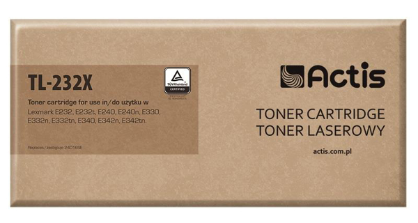 Kép Toner tintapatron ACTIS TL-232X (replacement Lexmark 24016SE/34016SE Standard 6 000 pages black)