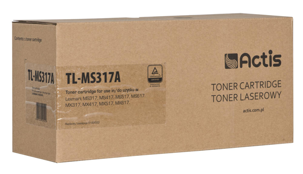 Kép Toner tintapatron ACTIS TL-MS317A (replacement Lexmark 51B2000 Standard 2 500 pages black)