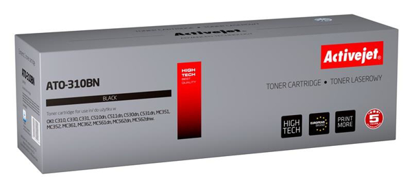 Kép Toner tintapatron Activejet ATO-310BN (replacement OKI 44469803 Supreme 3 500 pages black)