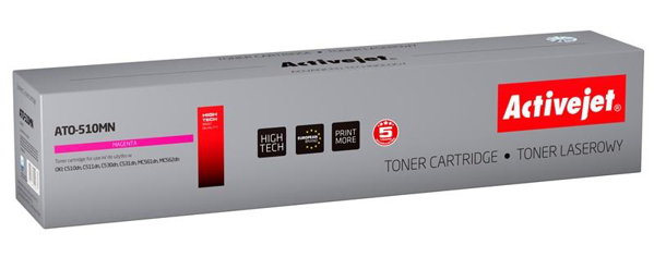 Kép Toner tintapatron Activejet ATO-510MN (replacement OKI 44469723 Supreme 5 000 pages Magenta)