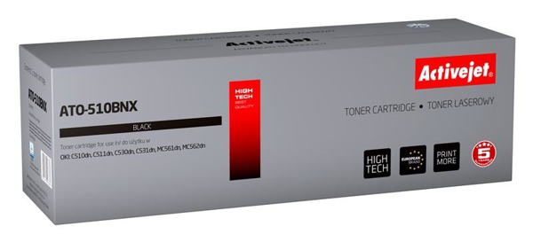 Kép Toner tintapatron Activejet ATO-510BNX (replacement OKI 44973508 Supreme 7 000 pages black)