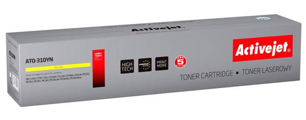 Kép Toner tintapatron Activejet ATO-310YN (replacement OKI 44469704 Supreme 2 000 pages yellow)