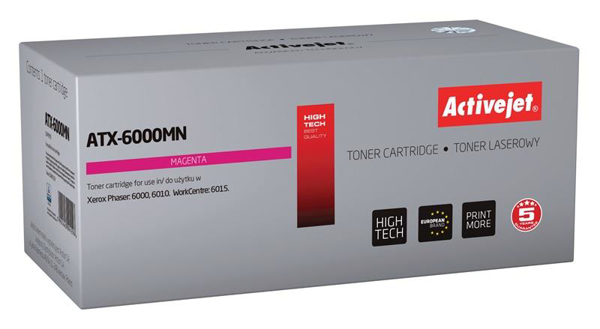Kép Toner tintapatron Activejet ATX-6000MN (replacement Xerox 106R01632 Supreme 1000 pages Magenta)
