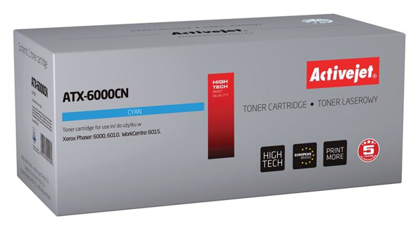 Kép Toner tintapatron Activejet ATX-6000CN (replacement Xerox 106R01631 Supreme 1000 pages blue)