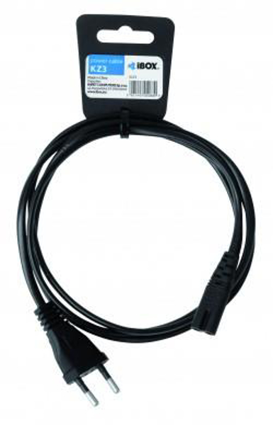 Kép iBox KZ3 power kábel Black 1.5 m CEE7/4 IEC 320