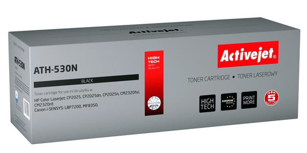 Kép Activejet ATH-530N Toner tintapatron for HP CC530A. Canon CRG-718B