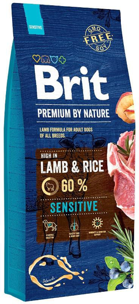 Kép Brit Premium By Nature Sensitive Lamb 15kg