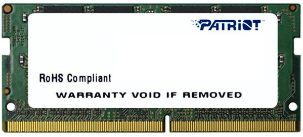 Kép RAM memory Patriot Memory Signature PSD48G240081S (DDR4 SO-DIMM 1 x 8 GB 2400 MHz 17)