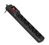 Kép Activejet COMBO 6GN 3M black power strip with cord