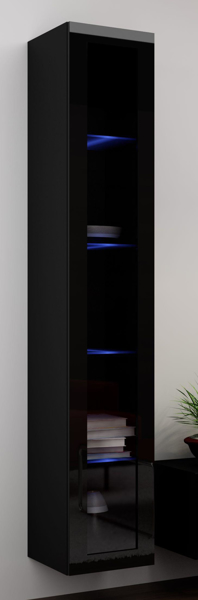 Kép Cama Glass-case VIGO '180' 180/40/30 black/black gloss