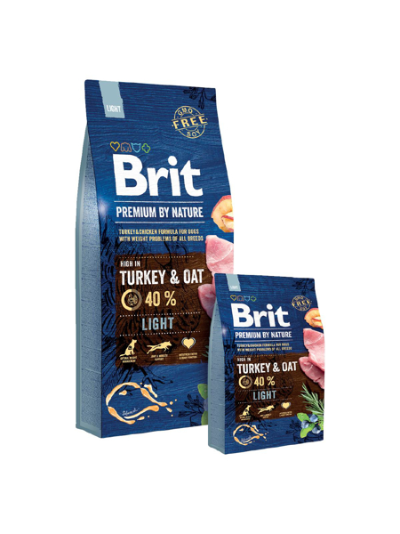 Kép Brit Premium by Nature Ligh Universal Apple, Chicken, Corn, Turkey 15 kg