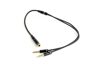 Kép Gembird CCA-418M Adapter audio stereo 3.5mm mini Jack/4PIN/ audio cable 0.2 m 2 x 3.5mm Black