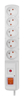 Kép Túlfeszültség védő - elosztó HSK DATA ALP-ACARF5 (5 x UTE, 10 A, 5m, gray color)