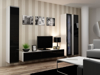 Kép Cama Living room cabinet set VIGO 2 white/black gloss