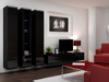 Kép Cama Living room cabinet set VIGO 2 black/black gloss