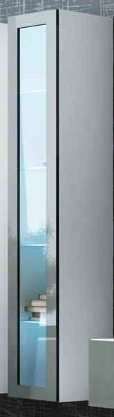 Kép Cama Glass-case VIGO '180' 180/40/30 white/grey gloss