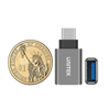 Kép UNITEK Y-A025CGY cable interface/gender adapter USB Type-C USB Type-A Metallic