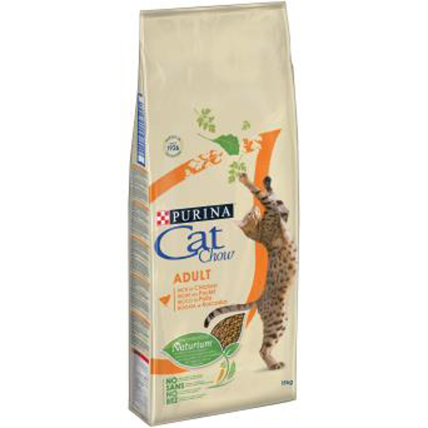 Kép Purina CAT CHOW cats dry food 15 kg Adult Chicken, Duck, Salmon