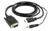 Kép Gembird A-HDMI-VGA-03-10 cable interface/gender adapter HDMI + 3.5mm Black