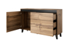 Kép Cama chest of drawers NORD wotan oak/antracite