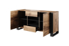Kép Cama chest of drawers WOOD wotan oak/antracite