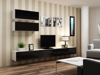 Kép Cama Living room cabinet set VIGO 12 white/black gloss