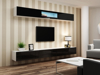 Kép Cama Living room cabinet set VIGO 12 white/black gloss