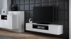 Kép Cama TV stand VIVA 180 white/white gloss + black