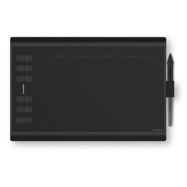 Kép HUION H1060P graphic tablet 5080 lpi 250 x 160 mm USB Black