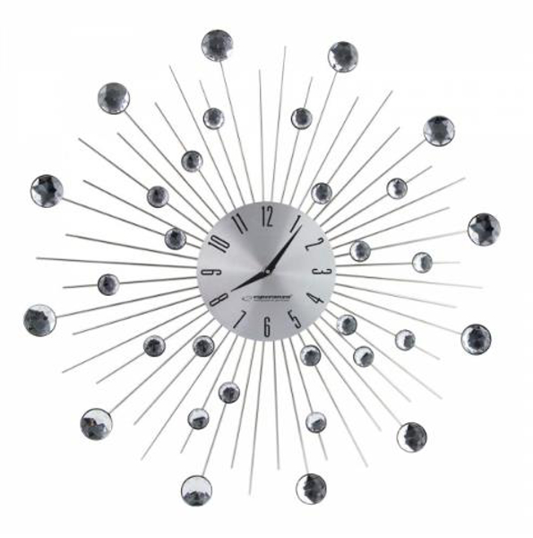 Kép Esperanza EHC002 wall clock Mechanical wall clock Round Stainless steel