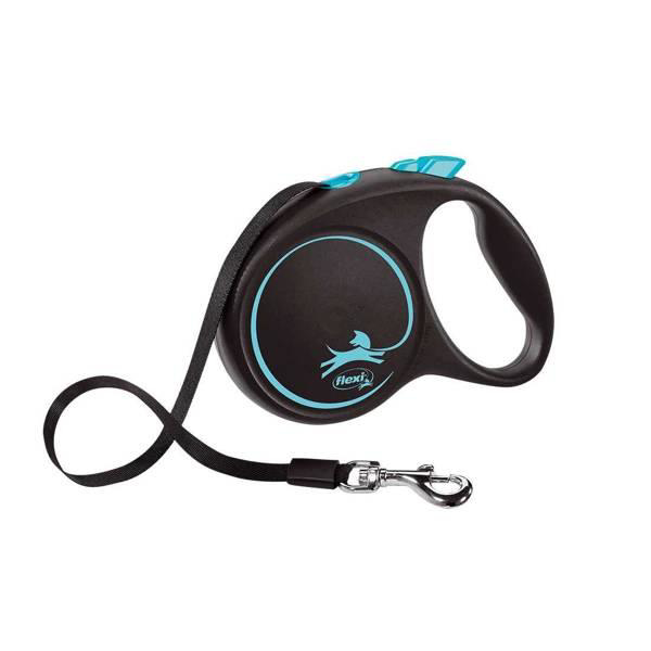 Kép Flexi Automatic leash Black Design M 5 m, Blue