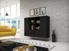 Kép Cama living room furniture set ROCO 19 (4xRO3 + 4xRO6) black/black/black