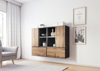 Kép Cama living room furniture set ROCO 19 (4xRO3 + 4xRO6) antracite/wotan oak