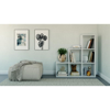 Kép Topeshop STEP WHITE 3X3 living room bookcase
