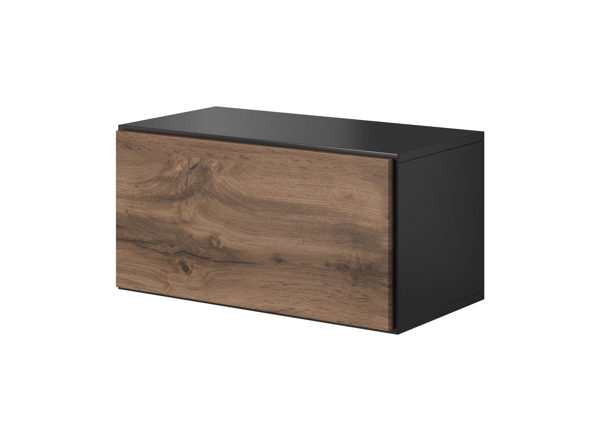 Kép Cama full storage cabinet ROCO RO3 75/37/39 antracite/wotan oak