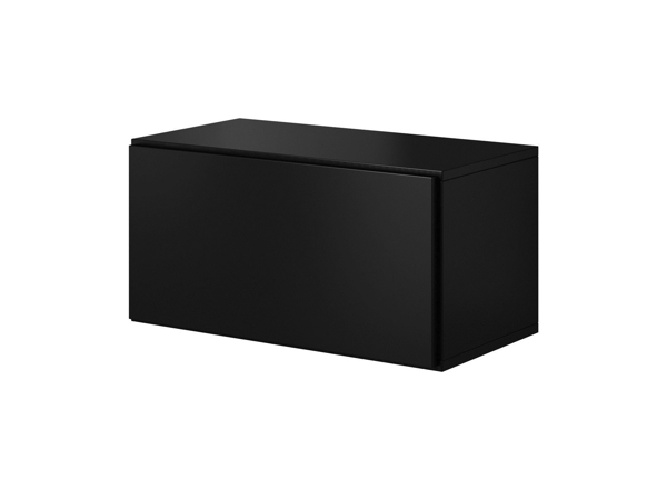 Kép Cama full storage cabinet ROCO RO3 75/37/39 black/black/black