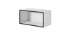 Kép Cama open storage cabinet ROCO RO4 75/37/37 white/black