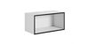 Kép Cama open storage cabinet ROCO RO4 75/37/37 white/black
