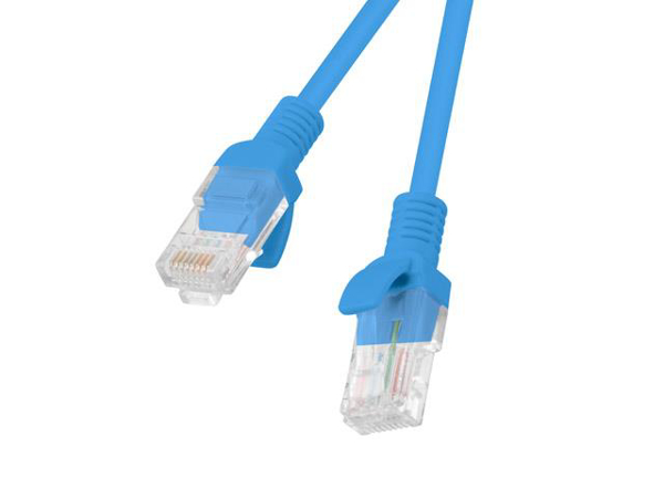 Kép Lanberg PCU5-10CC-0300-B networking cable 3 m Cat5e U/UTP (UTP) Blue