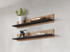 Kép Cama set of two shelves 125cm SOHO lefkas oak/black
