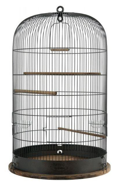 Kép ZOLUX Retro Marthe cage, diam. 45 for birds col. Black