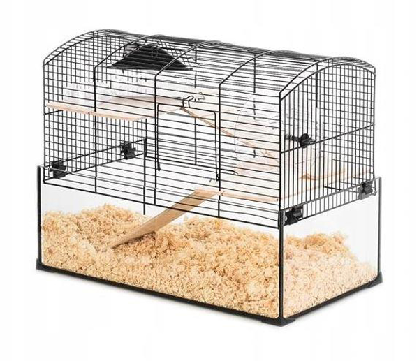 Kép ZOLUX Cage Neo Panas Little with glass cuvette, black